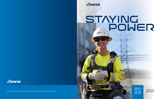 Thumbnail Avista
 Annual Report 2023
