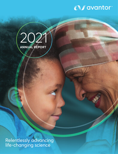 Miniature Avantor Rapport annuel 2021