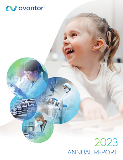 Miniature Avantor Rapport annuel 2023