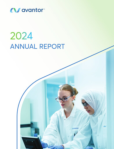 Miniature Avantor Rapport annuel 2024