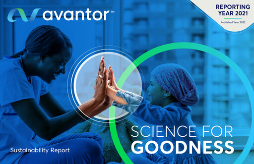 Thumbnail Avantor Sustainability Report 2021