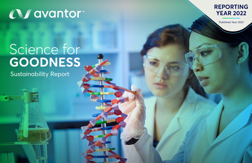 Thumbnail Avantor Sustainability Report 2022