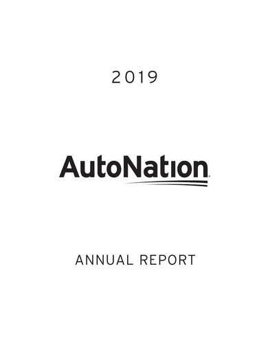 Thumbnail AutoNation Annual Report 2019