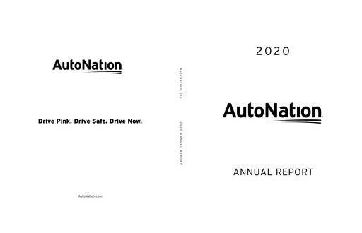 Thumbnail AutoNation Annual Report 2020