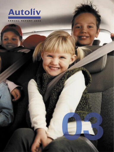 Thumbnail Autoliv Annual Report 2003