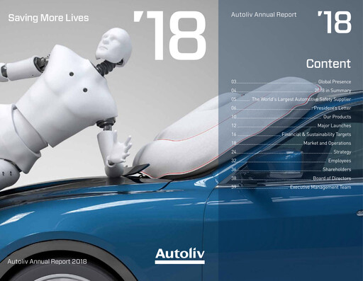 Thumbnail Autoliv Annual Report 2018