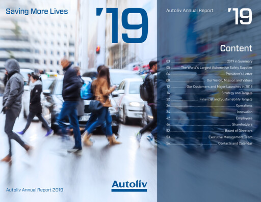 Thumbnail Autoliv Annual Report 2019
