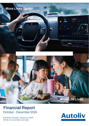 Thumbnail Autoliv Financial Report 2024