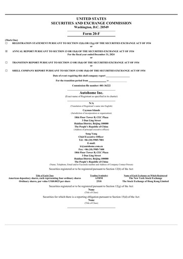 Thumbnail Autohome Annual Report 2024