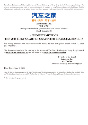 Vorschaubild Autohome Quartalsbericht 2024-q1