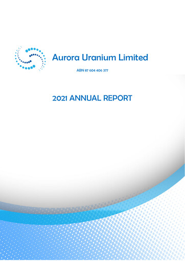 Vorschaubild Aurora Energy Metals Jahresbericht 2021