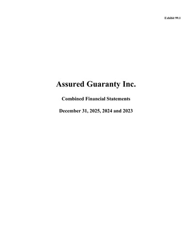 Thumbnail Assured Guaranty Financial Statement 2025