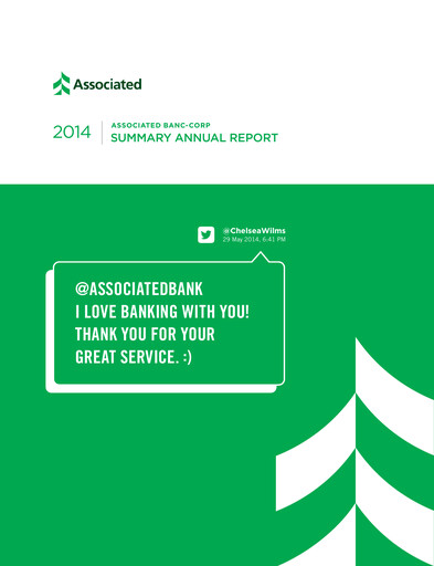 Thumbnail Associated Banc-Corp
 Annual Report 2014