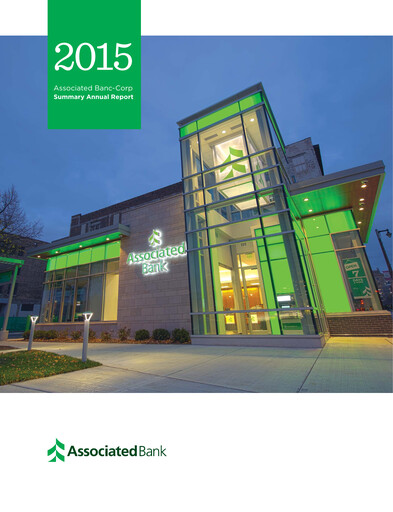 Thumbnail Associated Banc-Corp
 Annual Report 2015