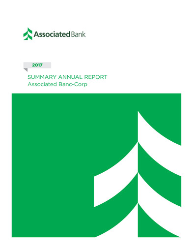 Thumbnail Associated Banc-Corp
 Annual Report 2017