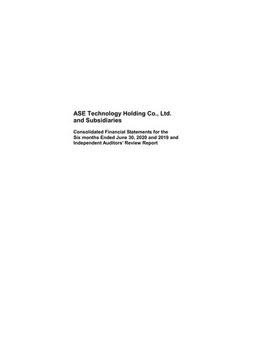 Thumbnail ASE Group
 Half-year Report 2020-h1