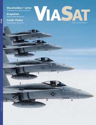 Thumbnail ViaSat Annual Report 2005