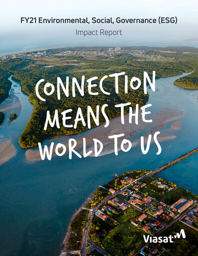 Thumbnail ViaSat ESG Report 2021