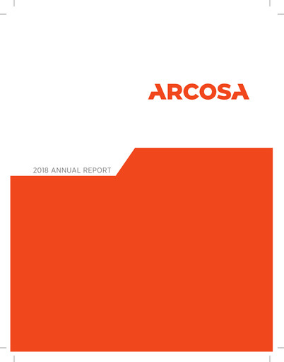 Thumbnail Arcosa
 Annual Report 2018