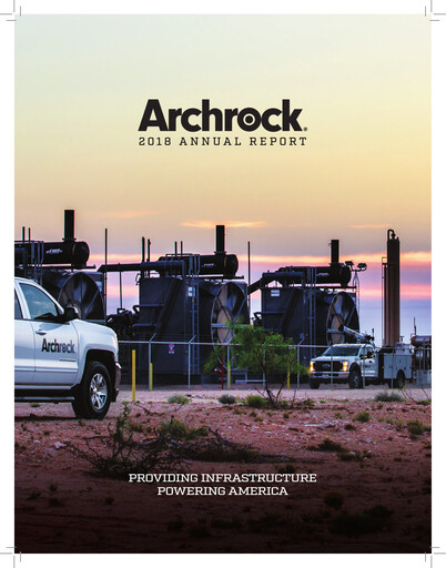 Thumbnail Archrock Annual Report 2018