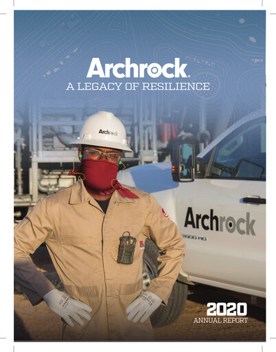Thumbnail Archrock Annual Report 2020