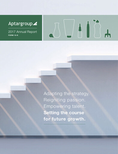 Thumbnail AptarGroup Annual Report 2017