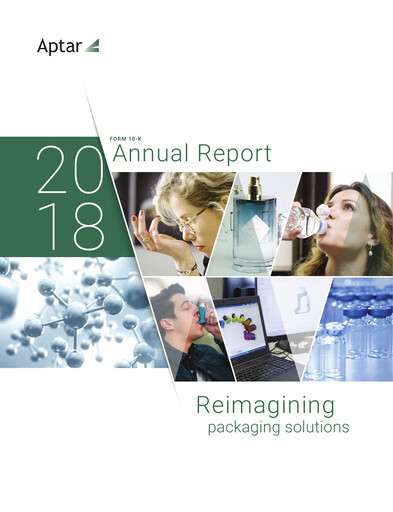 Thumbnail AptarGroup Annual Report 2018