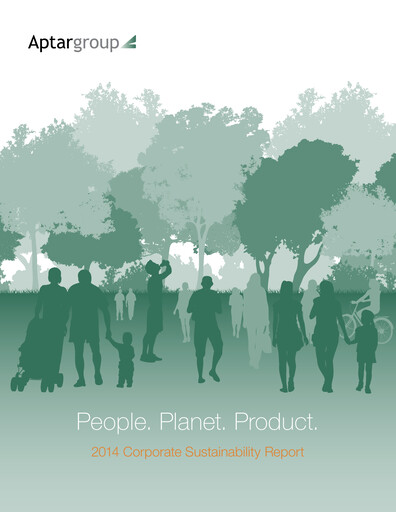 Thumbnail AptarGroup Sustainability Report 2014
