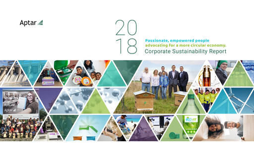Thumbnail AptarGroup Sustainability Report 2018