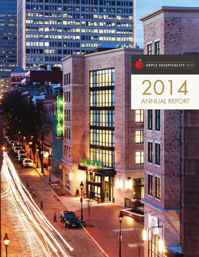 Thumbnail Apple Hospitality REIT
 Annual Report 2014