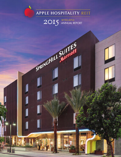 Thumbnail Apple Hospitality REIT
 Annual Report 2015