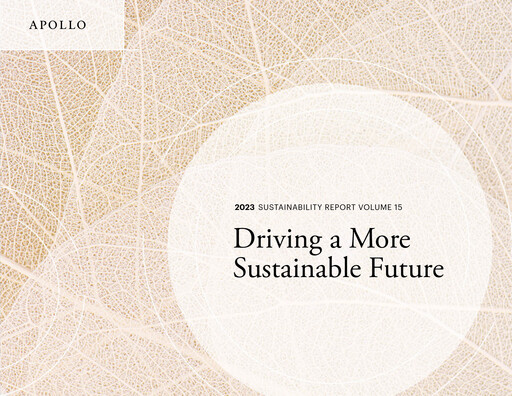Thumbnail Apollo Global Management
 Sustainability Report 2023