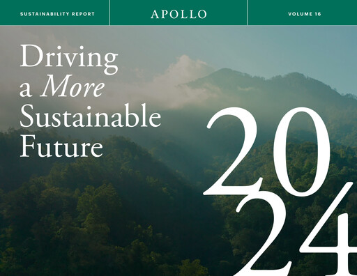 Thumbnail Apollo Global Management
 Sustainability Report 2024