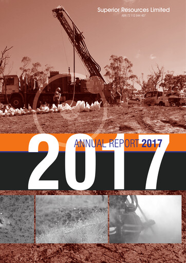 Thumbnail Superior Resources Annual Report 2017