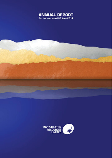 Thumbnail Investigator Resources Annual Report 2014