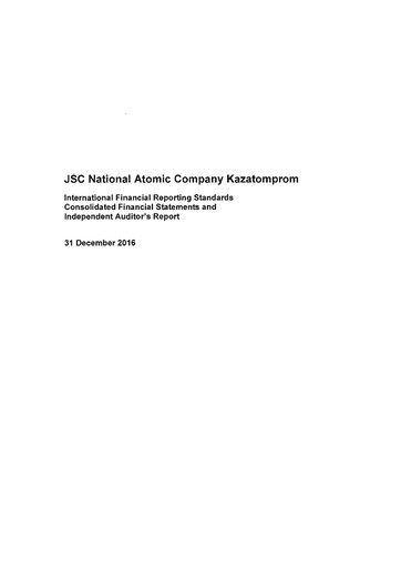 Thumbnail Kazatomprom Financial Statement 2016