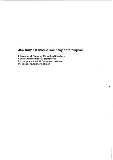 Thumbnail Kazatomprom Financial Statement 2018