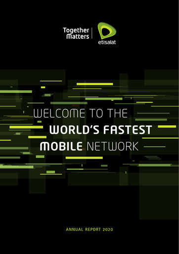 Thumbnail Emirates Telecom (Etisalat Group) Annual Report 2020