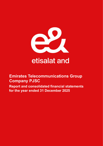 Thumbnail Emirates Telecom (Etisalat Group) Financial Statement 2025