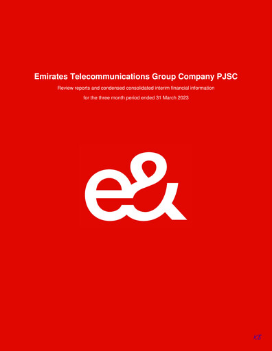 Thumbnail Emirates Telecom (Etisalat Group) Quarterly Report 2023-q1