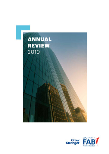 Thumbnail First Abu Dhabi Bank Annual Report 2019