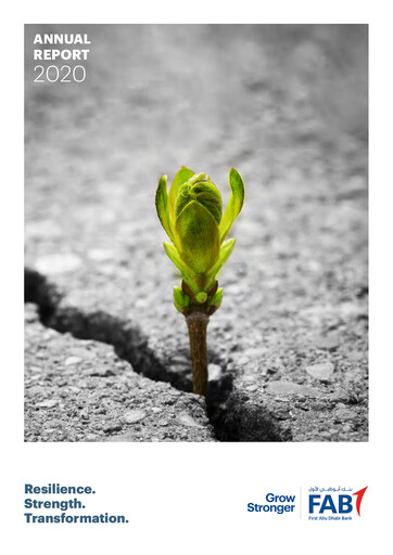 Thumbnail First Abu Dhabi Bank Annual Report 2020