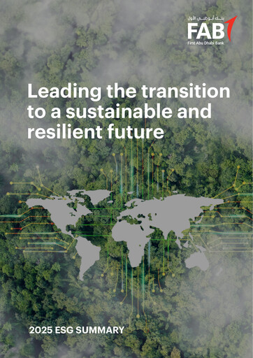 Thumbnail First Abu Dhabi Bank ESG Report 2025