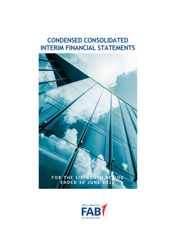 Thumbnail First Abu Dhabi Bank Financial Statement 2022-h1