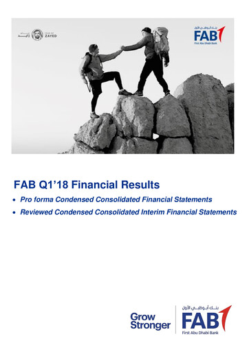 Thumbnail First Abu Dhabi Bank Quarterly Report 2018-q1