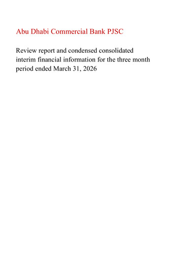 Thumbnail Abu Dhabi Commercial Bank (ADCB) Quarterly Report 2026-q1