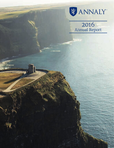Thumbnail Annaly Capital Management
 Annual Report 2016