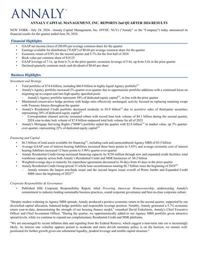 Thumbnail Annaly Capital Management
 Quarterly Report 2024-q2