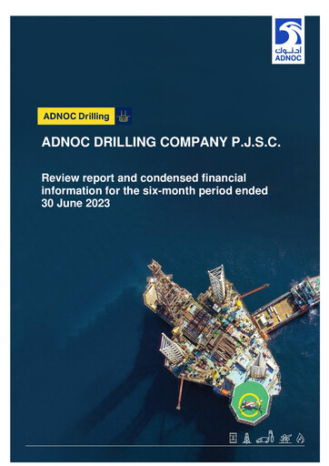 Thumbnail ADNOC Drilling Company Financial Statement 2023-h1