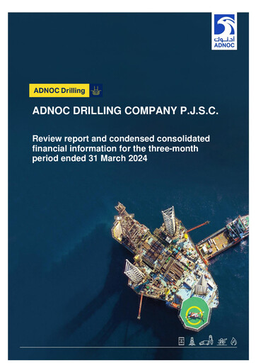 Thumbnail ADNOC Drilling Company Financial Statement 2024-q1
